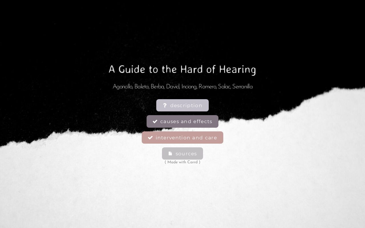 Carrd profile picture for @hearing